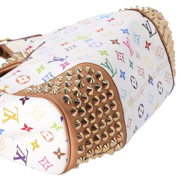 Louis Vuitton x Murakami Chrissie MM Monogram Multicolor Shoulder Bag Studded - Picture 7 of 9